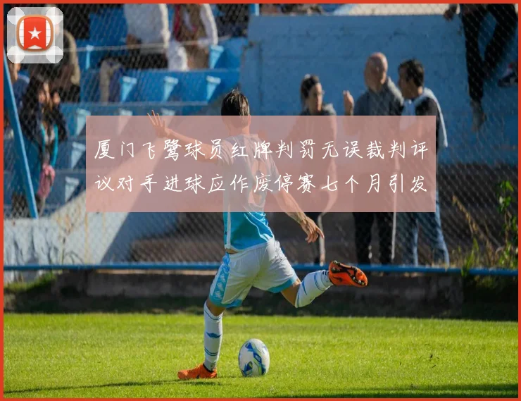 厦门飞鹭球员红牌判罚无误裁判评议对手进球应作废停赛七个月引发热议